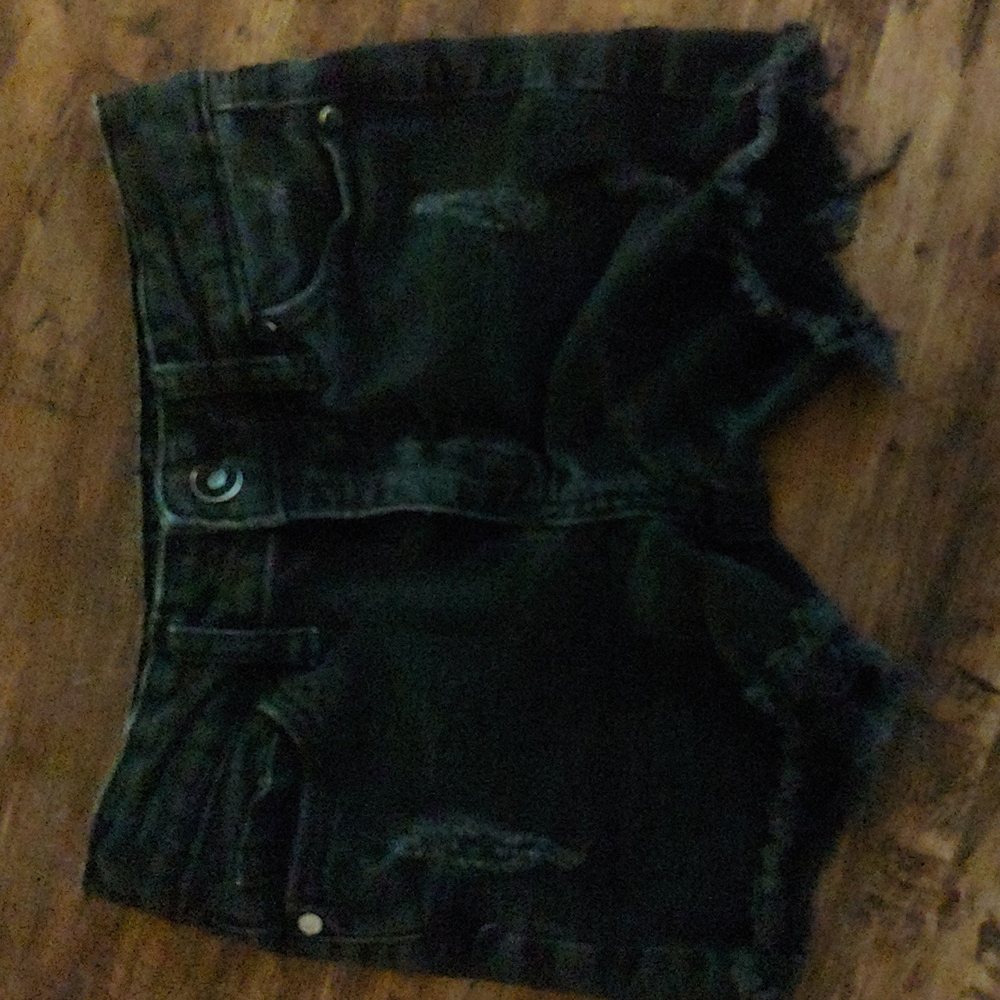 Joe's black jean shorts